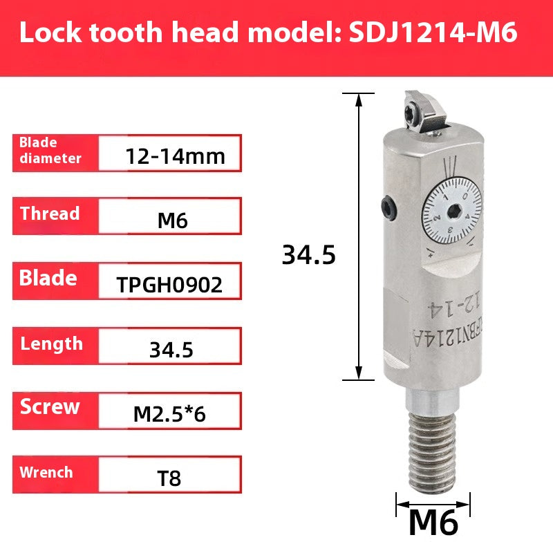 2072-Lock-tooth fine boring head EWN RFBN small hole SDJ fine boring cutter adjustable tungsten carbide alloy seismic boring bar 10-60 Shandong Denso Pricision Tools Co.,Ltd.